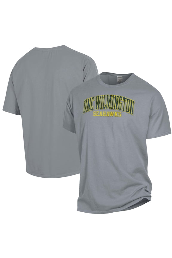 Men's ComfortWash Gray UNC Wilmington Seahawks Garment Dyed T-Shirt