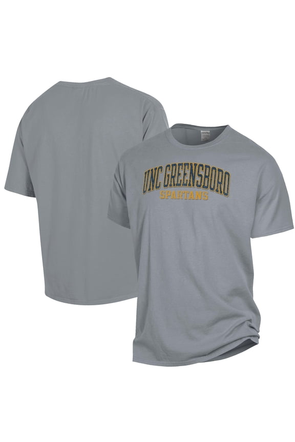 Men's ComfortWash Gray UNCG Spartans Garment Dyed T-Shirt