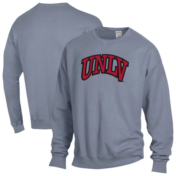 Men's ComfortWash  Gray UNLV Rebels Fleece Sweatshirt