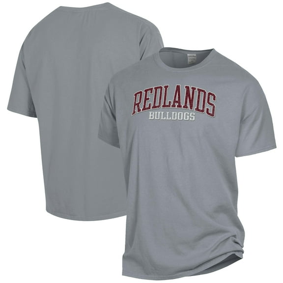 Men's ComfortWash Gray University of Redlands Bulldogs Garment Dyed T-Shirt