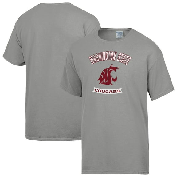 Men's ComfortWash Gray Washington State Cougars Banner T-Shirt