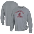 thumbnail image 1 of Men's ComfortWash Gray Washington State Cougars Long Sleeve T-Shirt, 1 of 3