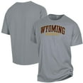 thumbnail image 1 of Men's ComfortWash Gray Wyoming Cowboys Garment Dyed T-Shirt, 1 of 3