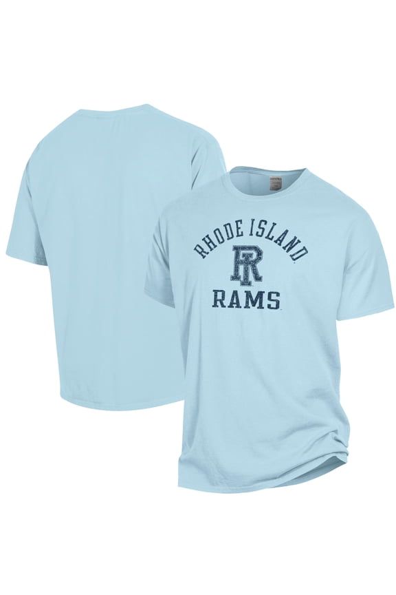 Men's ComfortWash Light Blue Rhode Island Rams Garment Dyed T-Shirt