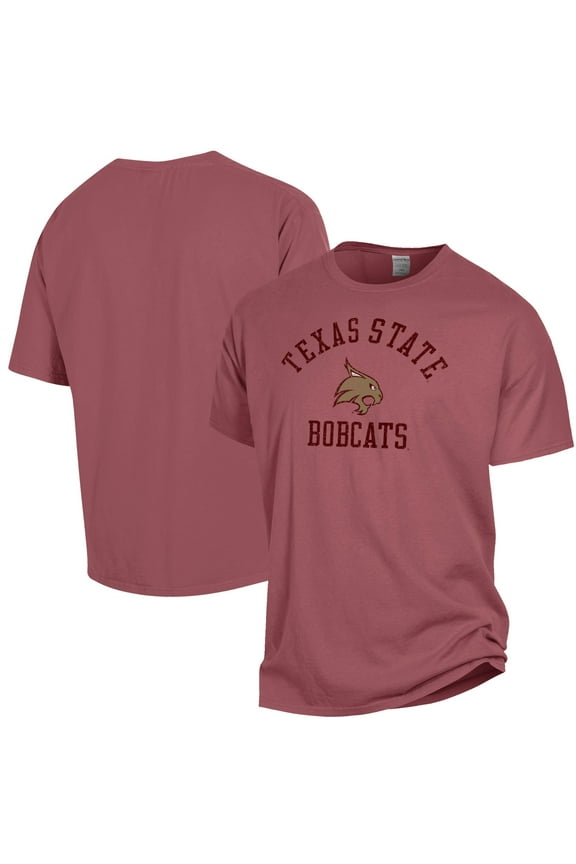 Men's ComfortWash Maroon Texas State Bobcats Garment Dyed T-Shirt