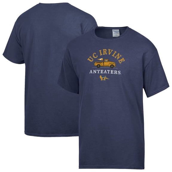Men's ComfortWash Navy UC Irvine Anteaters Truck T-Shirt