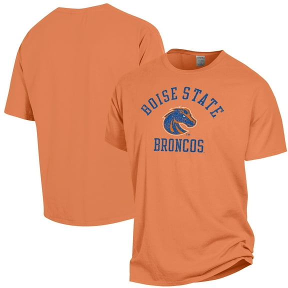 Men's ComfortWash Orange Boise State Broncos Arch Logo Garment Dyed T-Shirt