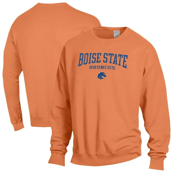 Men's ComfortWash Orange Boise State Broncos Fleece Sweatshirt