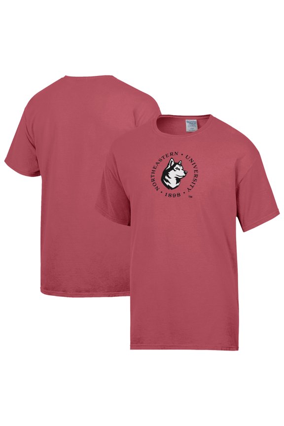Men's ComfortWash Red Northeastern Huskies T-Shirt