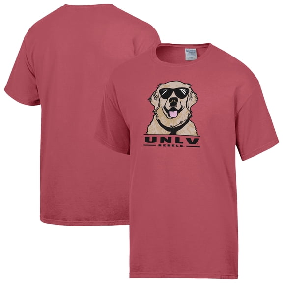 Men's ComfortWash Red UNLV Rebels Dog T-Shirt