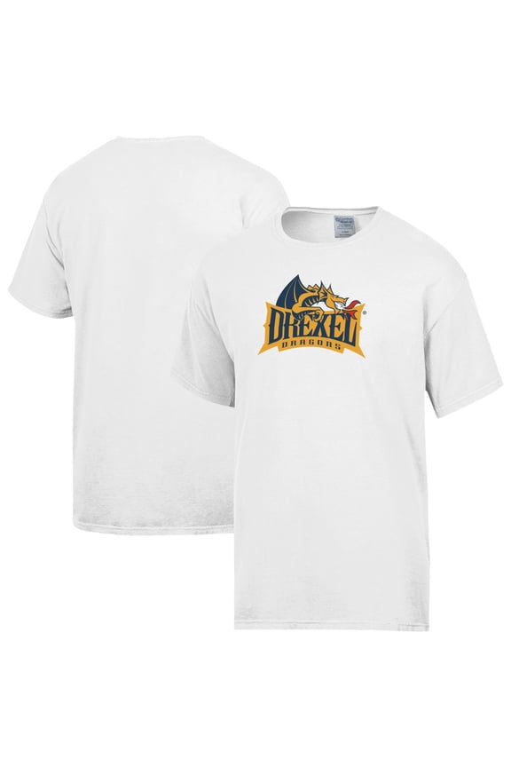 Men's ComfortWash White Drexel Dragons T-Shirt