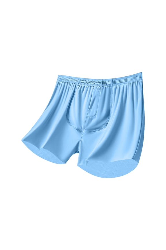 Men's Comfortable Breathable Underwear Straight Cut Pure Color Elastic Waistband Deepened Crotch For Daily Wear Home Outdoor Hiking Casual Pants Work Pants Suit Pants All Seasons Underpants for Men