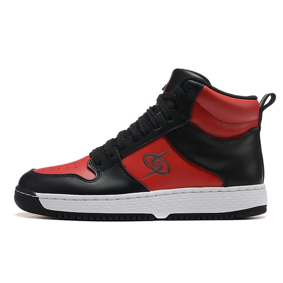 Men's Comfortable Leather High-Tops Sporty Design with GreatWall Rubber Traction
