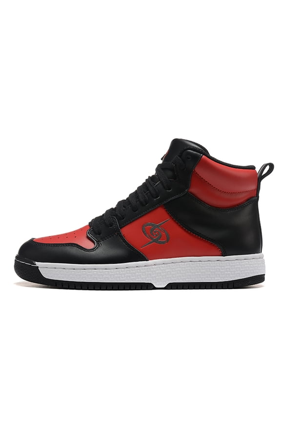 Men's Comfortable Leather High-Tops Sporty Design with GreatWall Rubber Traction