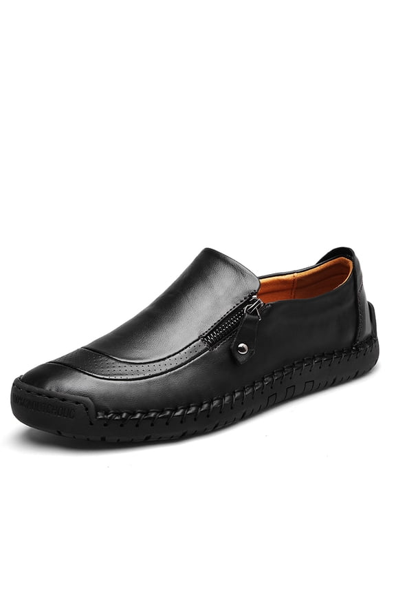 Men's Comfortable Leather Loafers Casual Breathable Driving Fashion Dress Shoes
