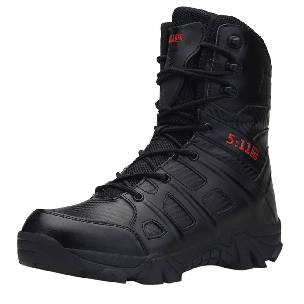 Men's Comfortable NonSlip WearResistant Lace Up Boots for Men Combat