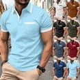 thumbnail image 1 of Men's Comfortable Short Sleeve Shirt Nylon Spandex Blend, Turn Down Collar Regular Fit Casual Button Down, Quick Dry Breathable, For Daily Work Vacation Weekend Wear, Classic, 1 of 7