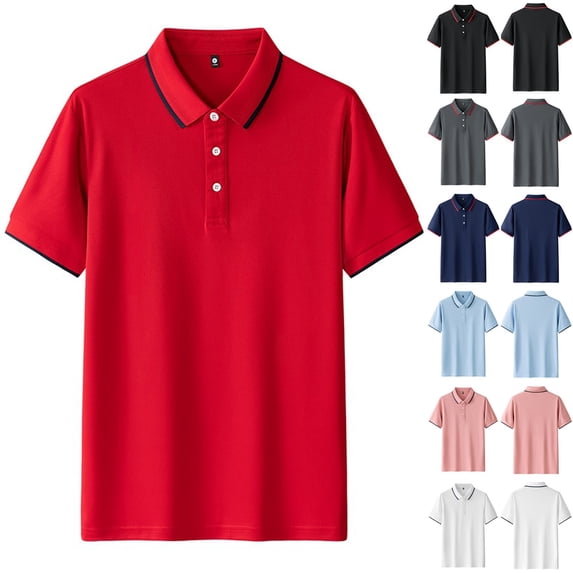 Men's Comfortable Short Sleeve Shirt Nylon Spandex Blend, Turn Down Collar Regular Fit Casual Button Down, Quick Dry Breathable, For Daily Work Vacation Weekend Wear, Classic