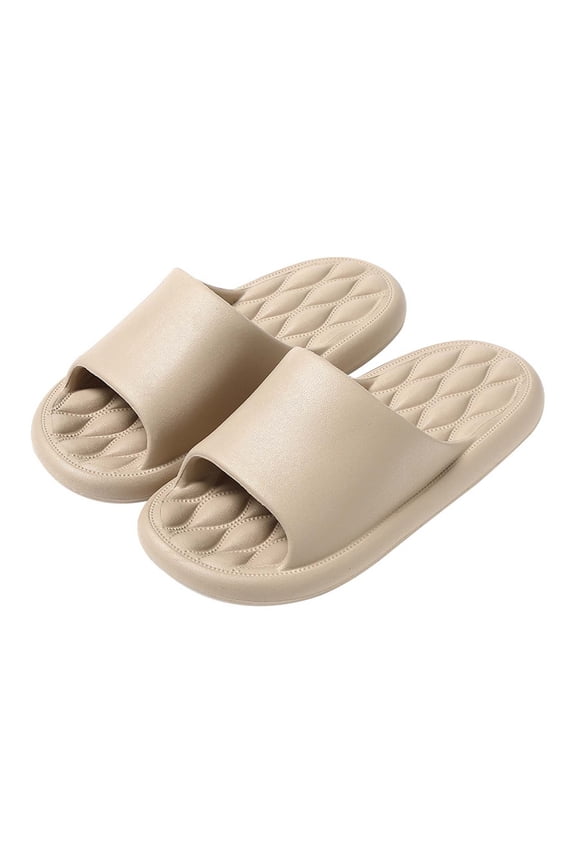 Men's Comfortable Slide Slippers With Sole For Home Bathroom And Leisure Use
