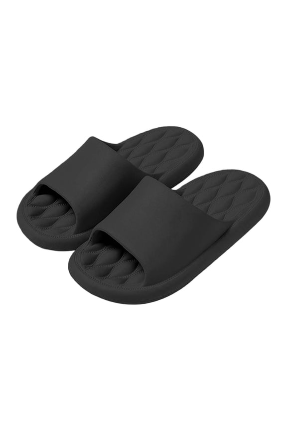 Men's Comfortable Slide Slippers With Sole For Home Bathroom And Leisure Use