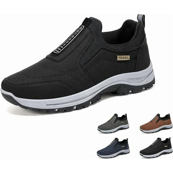 Men's Comfortable Waterproof Orthopedic Walking Shoes, Teresad Shoes Men, Breathable Walking Shoes for Men