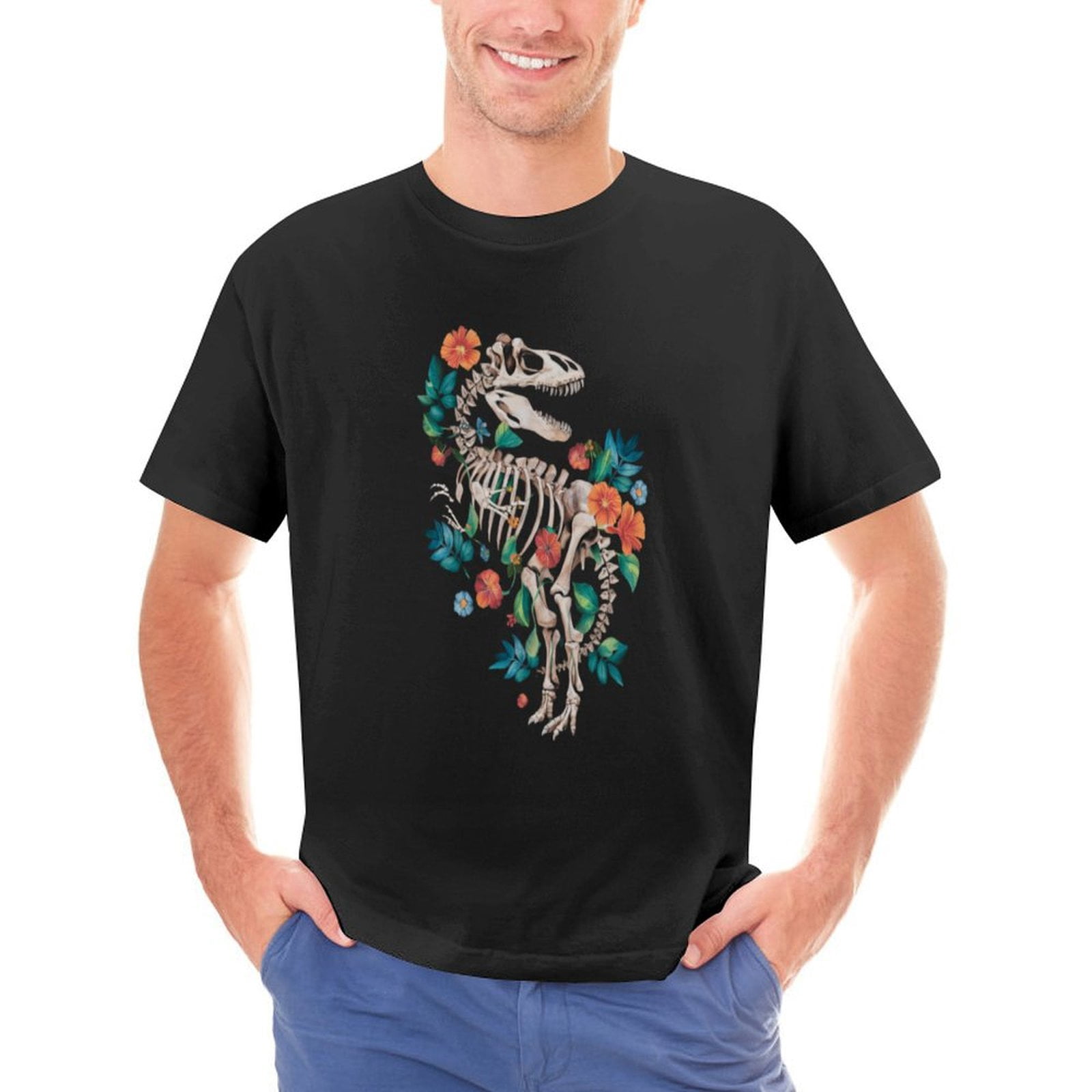 Dino Bone Tee- Khaki
