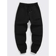 thumbnail image 1 of Men's Commuter Solid Color Casual Drawstring Waist Sweatpants, Up to Size XXL, 1 of 6