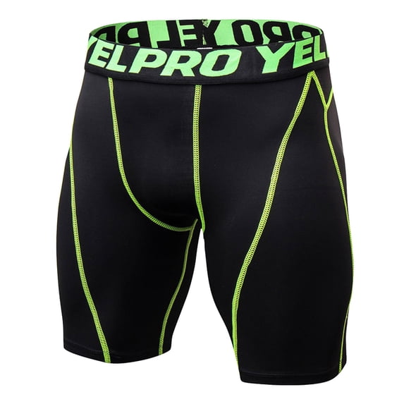 Men's Compression Athletic Shorts Tight Fit Performance Running Shorts with Elastic Waistband for Gym Workout Training and All Season Sports Wear,Mint Green,M