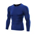 thumbnail image 1 of Men's Compression Baselayer Long Sleeve Shirt Cool Dry Athletic Sports Tops, 1 of 2