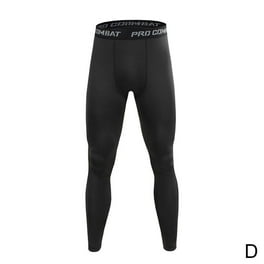 Men s Safety Anti Collision Pants Basketball Training 3 4 Tights Leggings With Knee Pads Protector Sports Compression Trousers