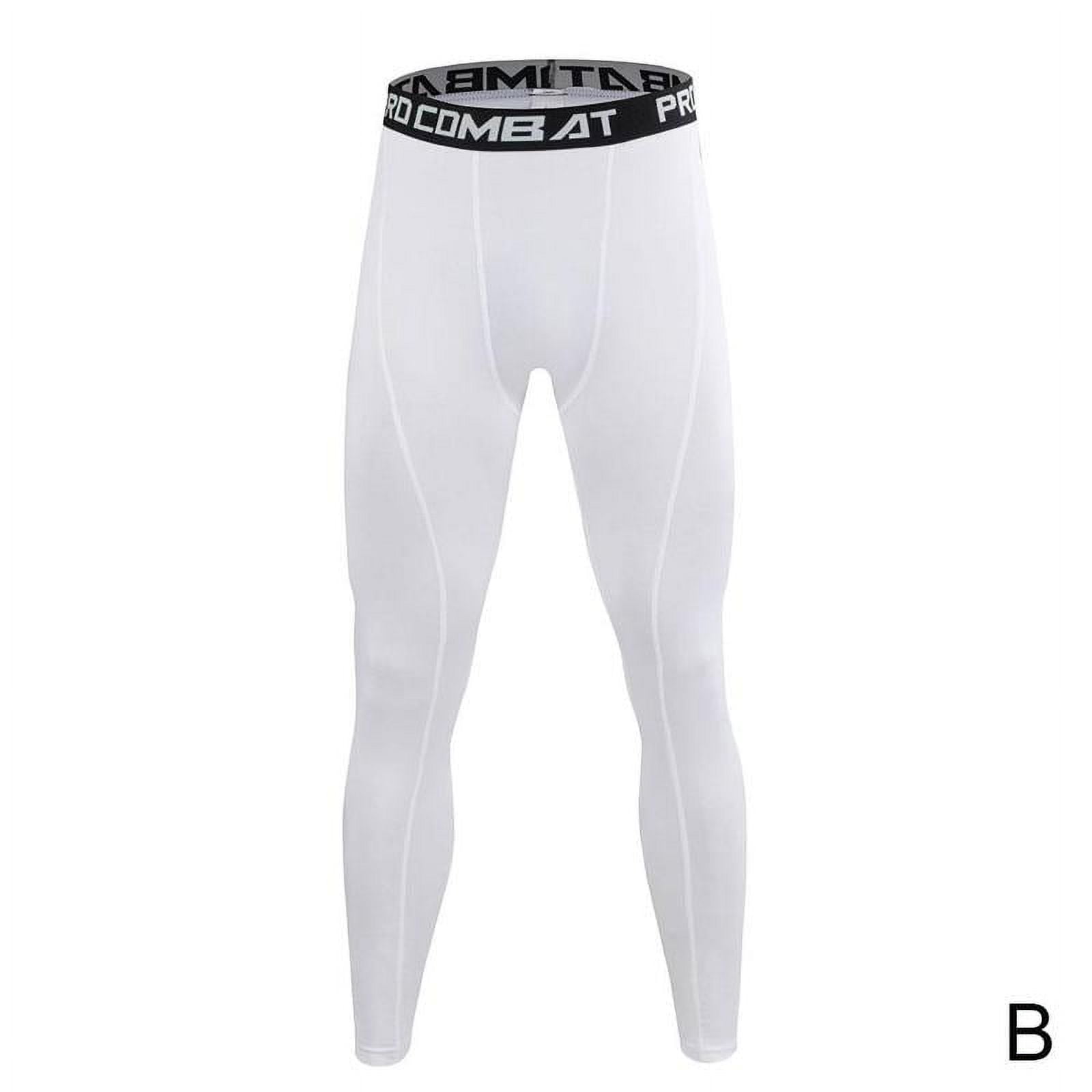 Men's Compression Leggings Pants Trousers Running Fitness Baskerball Best  G7D4 