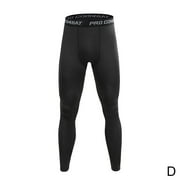 COCEQUC Men's Compression Leggings Pants Trousers Fitness Baskerball NEW L1K5