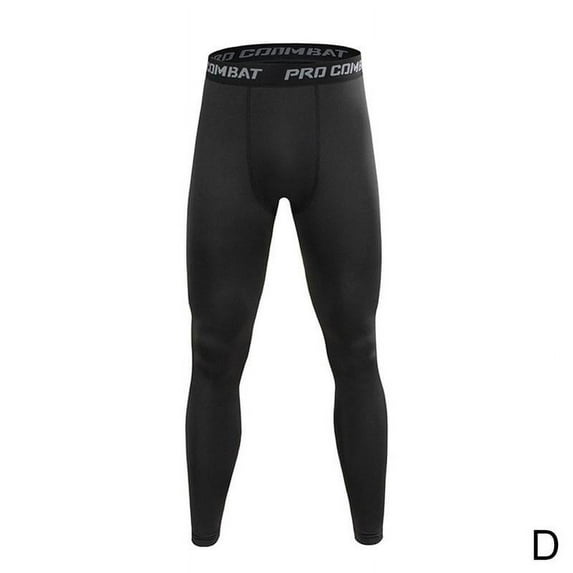 Men's Compression Leggings Pants Trousers Running Fitness Joggingpant U5A2
