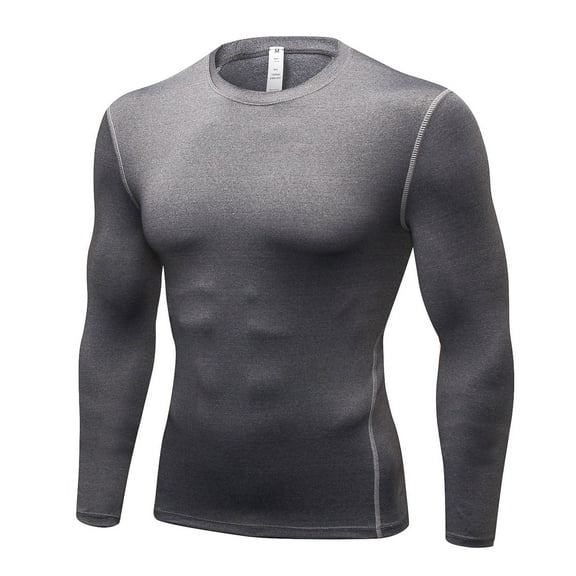 Men's Compression Long Sleeve Shirts, Cool Dry Sport Workout Underwear Shirt Athletic Baselayer Running Tops