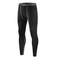 thumbnail image 1 of Men's Compression Pants Athletic Tight Base Layer Bottoms for Workouts Grey S, 1 of 2