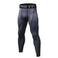 thumbnail image 1 of Men's Compression Pants, Cool Dry Athletic Tights Leggings for Men, Base Layer Bottoms for Running Workout Sports Yoga Basketball Flower Grey S, 1 of 9