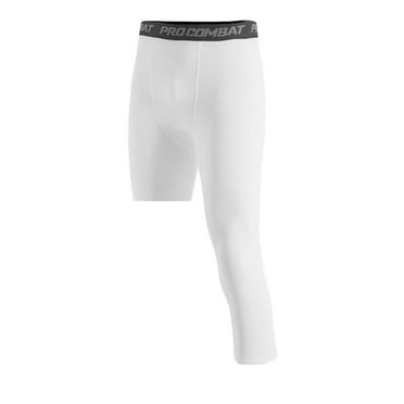 Men’s Compression Pants One Leg Tights Leggings Athletic Base Layer for Gym Running Basketball