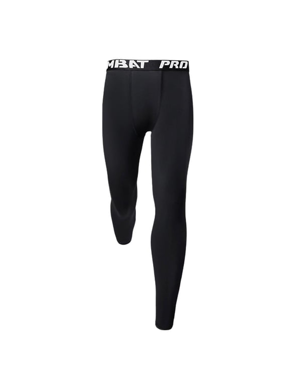 Men's Compression Pants Quick-Dry High-Performance Athletic Tights Muscle Support Running Basketball Gym Base Layer Moisture Wicking Stretch Fit S-XXXL