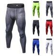 thumbnail image 1 of Men’s Compression Pants Quick Dry Tights Leggings Sports Baselayer Running Gym Workout White, 1 of 4