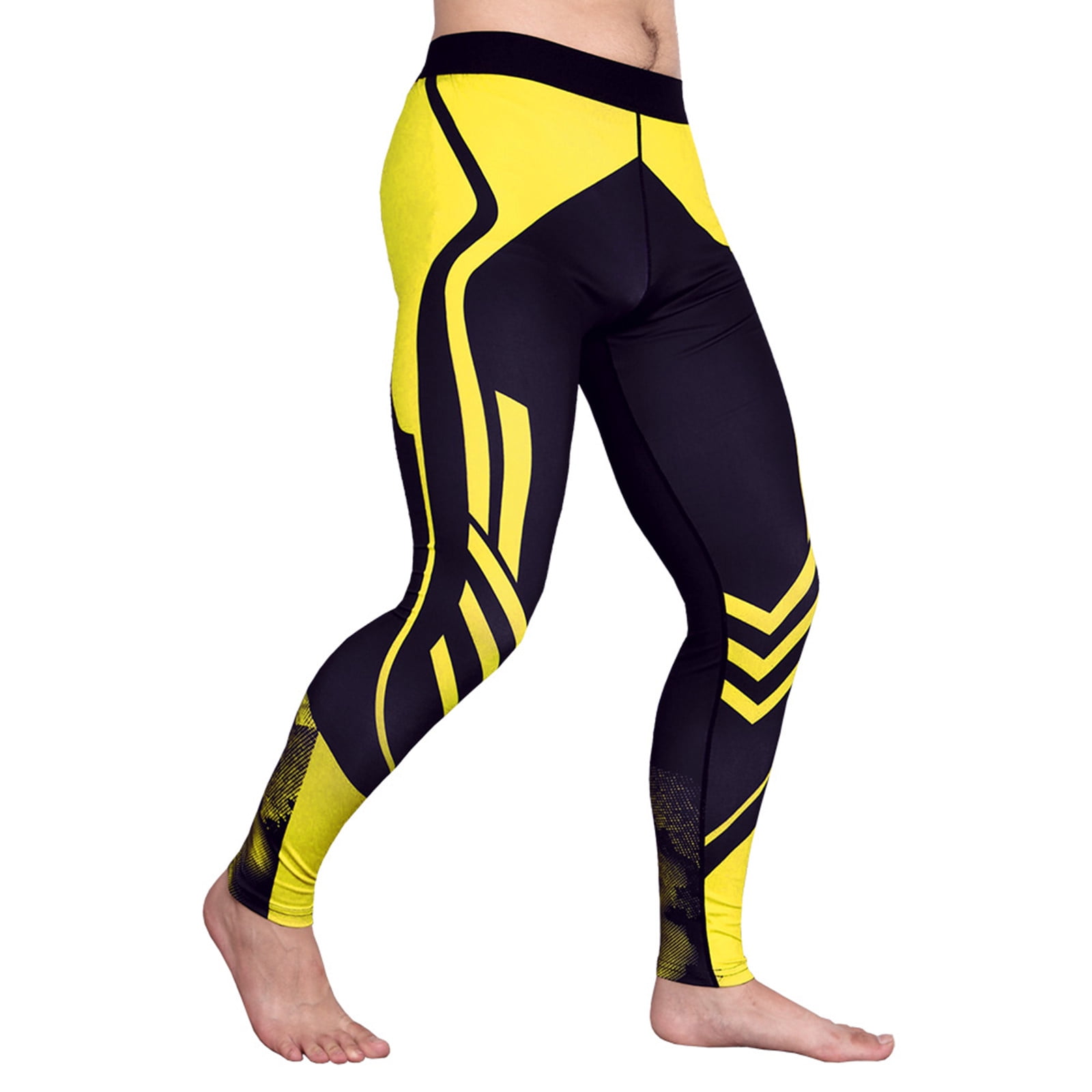 Men's Compression Pants Tights Leggings Sports Baselayer Running Active  Yoga Thermal Winter 