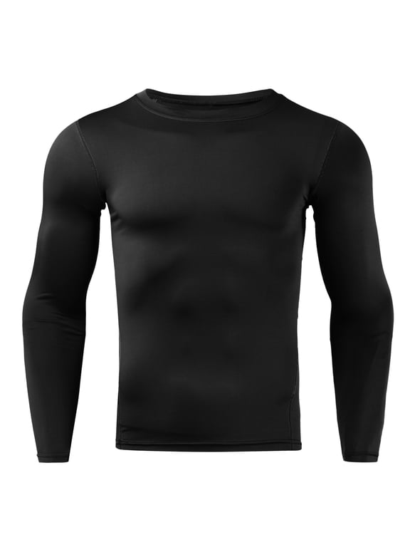 Men's Shapewear Compression Sportswear Long Sleeve Top Athletic Training Jacket Base Layer Running Fitness Gear