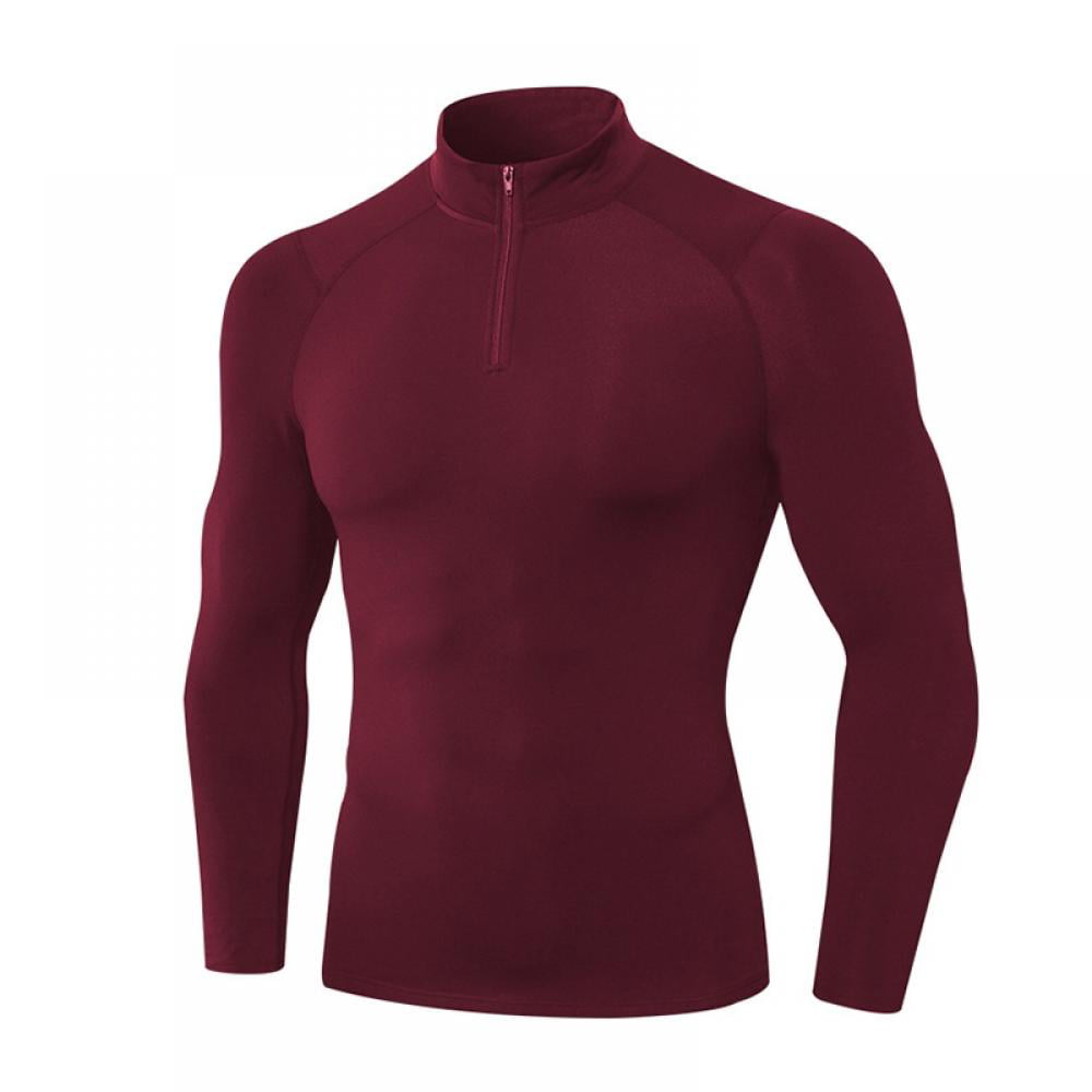 Men's Compression Shirt- Autumn Winter Plus Fleece High Elastic