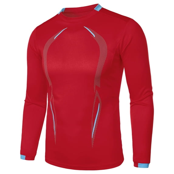 Men's Compression Shirt Long Sleeve Athletic Workout T-Shirts Top Quick Drying Tops Athletic Workout Fitness Running Shirt Rash Guard