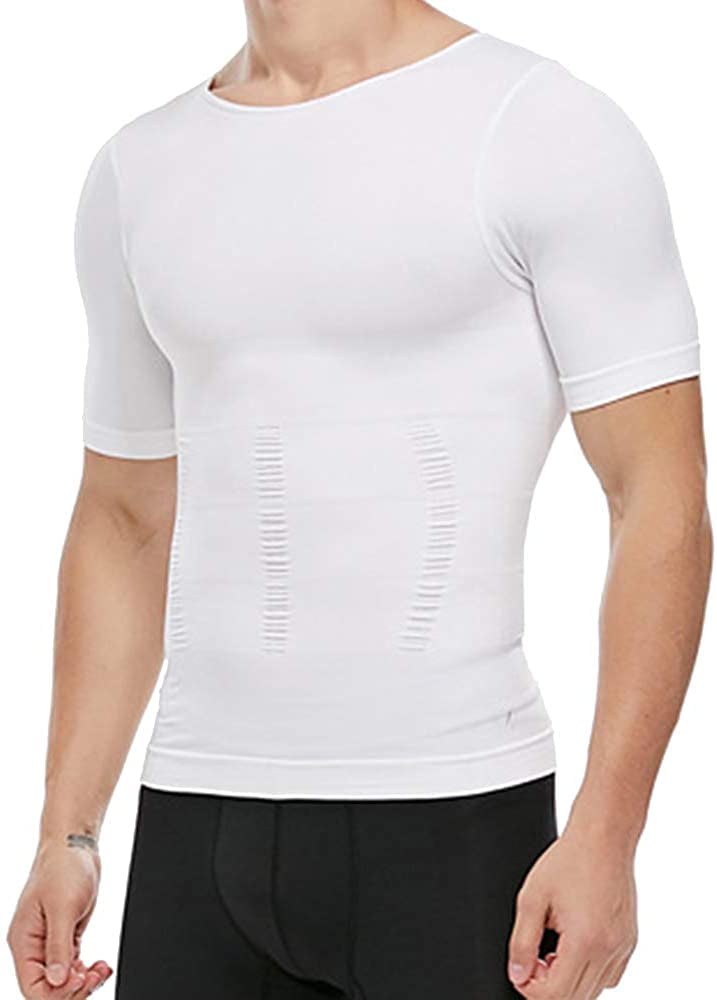 Men's Compression Shirt Undershirt Slimming Tank Top Workout Vest Abs  Abdomen Slim Body Shaper