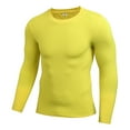 thumbnail image 1 of Men's Compression Shirts Long Sleeve Base-Layer Quick Dry Workout T Shirts Sports Running Tops, 1 of 3