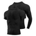 thumbnail image 1 of Men's Compression Shirts, Short Sleeve Athletic Compression Tops Dry Workout T Shirt, Rash Guard Base Layer Undershirt, 1 of 6