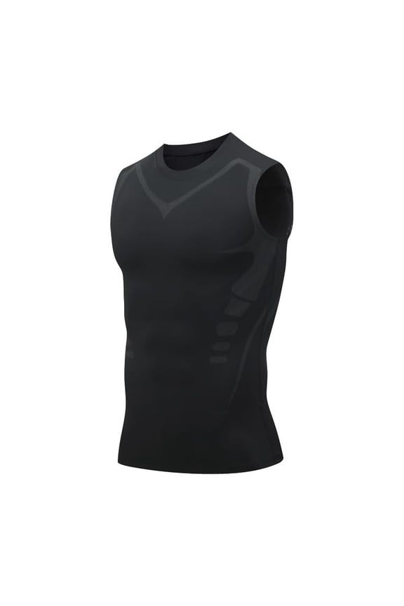 Men's Compression Shirts Sleeveless Tank Top Dry Fit Athletic Workout Sports Running Base Layer Undershirt