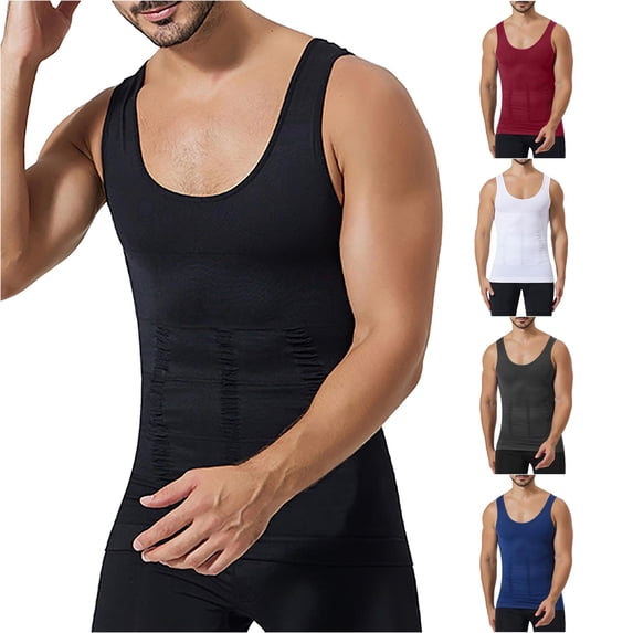 Men's Compression Vest Workout Tank Top for Gym Training and Undershirt Daily Wear
