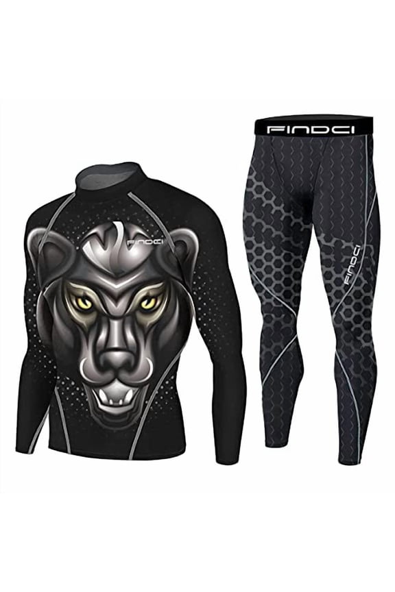 Men's Compression Sportswear Suits Gym Tights Training Boxing Rugby Clothing Jogging Sports Set Running Rashguard Tracksuit
