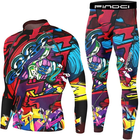 Men's Compression Sportswear Suits Gym Tights Training Boxing Rugby Clothing Jogging Sports Set Running Rashguard Tracksuit